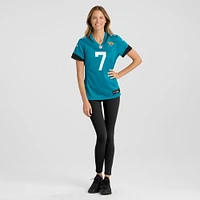 Women's Nike Byron Leftwich Teal Jacksonville Jaguars Retired Player Game Jersey