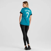 Women's Nike Byron Leftwich Teal Jacksonville Jaguars Retired Player Game Jersey