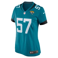 Women's Nike Caleb Johnson Teal Jacksonville Jaguars Game Player Jersey