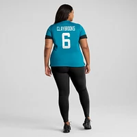 Women's Nike Chris Claybrooks Teal Jacksonville Jaguars Game Player Jersey