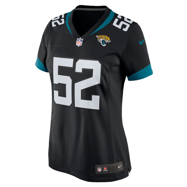 Maillot de match Nike DaVon Hamilton pour femme, noir, Jacksonville Jaguars