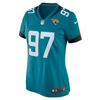 Women's Nike Henry Mondeaux  Teal Jacksonville Jaguars Game Jersey