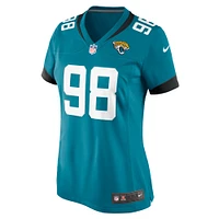 Women's Nike Jordan Jefferson  Teal Jacksonville Jaguars Game Jersey