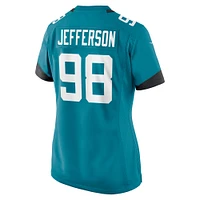 Women's Nike Jordan Jefferson  Teal Jacksonville Jaguars Game Jersey