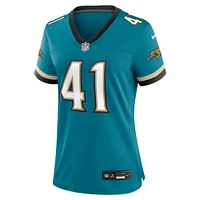 Women's Nike Josh Hines-Allen Teal Jacksonville Jaguars Prowler Throwback Game Jersey