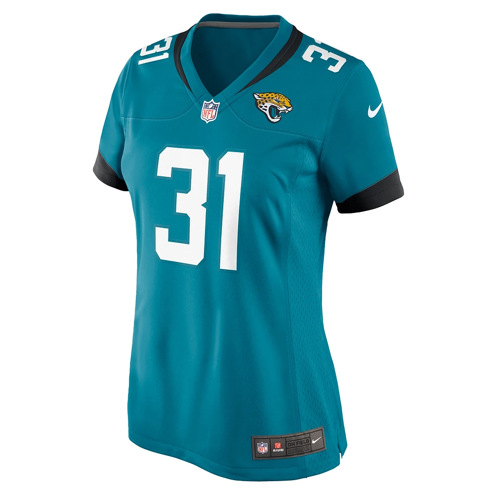 Women's Nike Keilan Robinson  Teal Jacksonville Jaguars Game Jersey