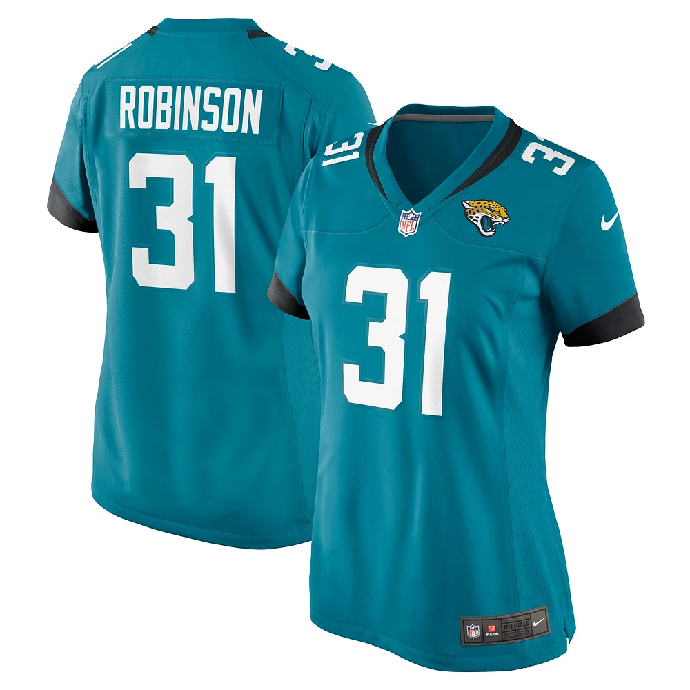 Women's Nike Keilan Robinson Teal Jacksonville Jaguars Game Jersey