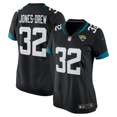 Maillot de joueur retraité Nike Maurice Jones-Drew des Jacksonville Jaguars Game pour femme, noir