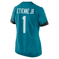 Maillot de match Nike Travis Etienne pour femme, sarcelle, Jacksonville Jaguars