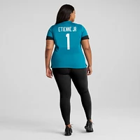 Maillot de match Nike Travis Etienne pour femme, sarcelle, Jacksonville Jaguars
