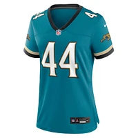 Women's Nike Travon Walker Teal Jacksonville Jaguars Prowler Throwback Game Jersey