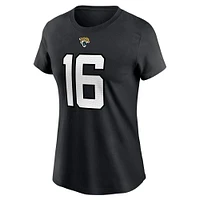 Women's Nike Trevor Lawrence Black Jacksonville Jaguars Name & Number T-Shirt