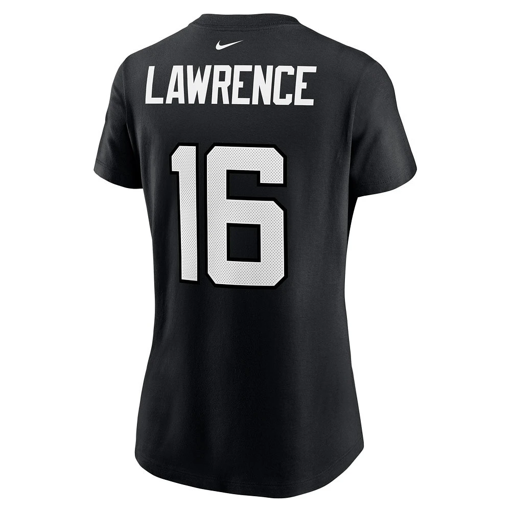 Women's Nike Trevor Lawrence Black Jacksonville Jaguars Name & Number T-Shirt