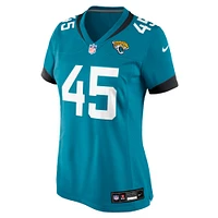 Women's Nike Tucker Addington  Teal Jacksonville Jaguars Team Game Jersey