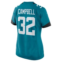 Women's Nike Tyson Campbell Teal Jacksonville Jaguars Game Jersey