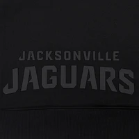 Women's Pro Standard Black Jacksonville Jaguars Jeweled Cropped Pullover Hoodie