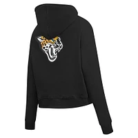 Women's Pro Standard Black Jacksonville Jaguars Split Logo Full-Zip Hoodie