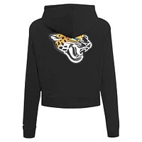 Women's Pro Standard Black Jacksonville Jaguars Split Logo Full-Zip Hoodie
