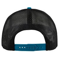 Youth '47  White/Teal Jacksonville Jaguars Trucker Adjustable Hat