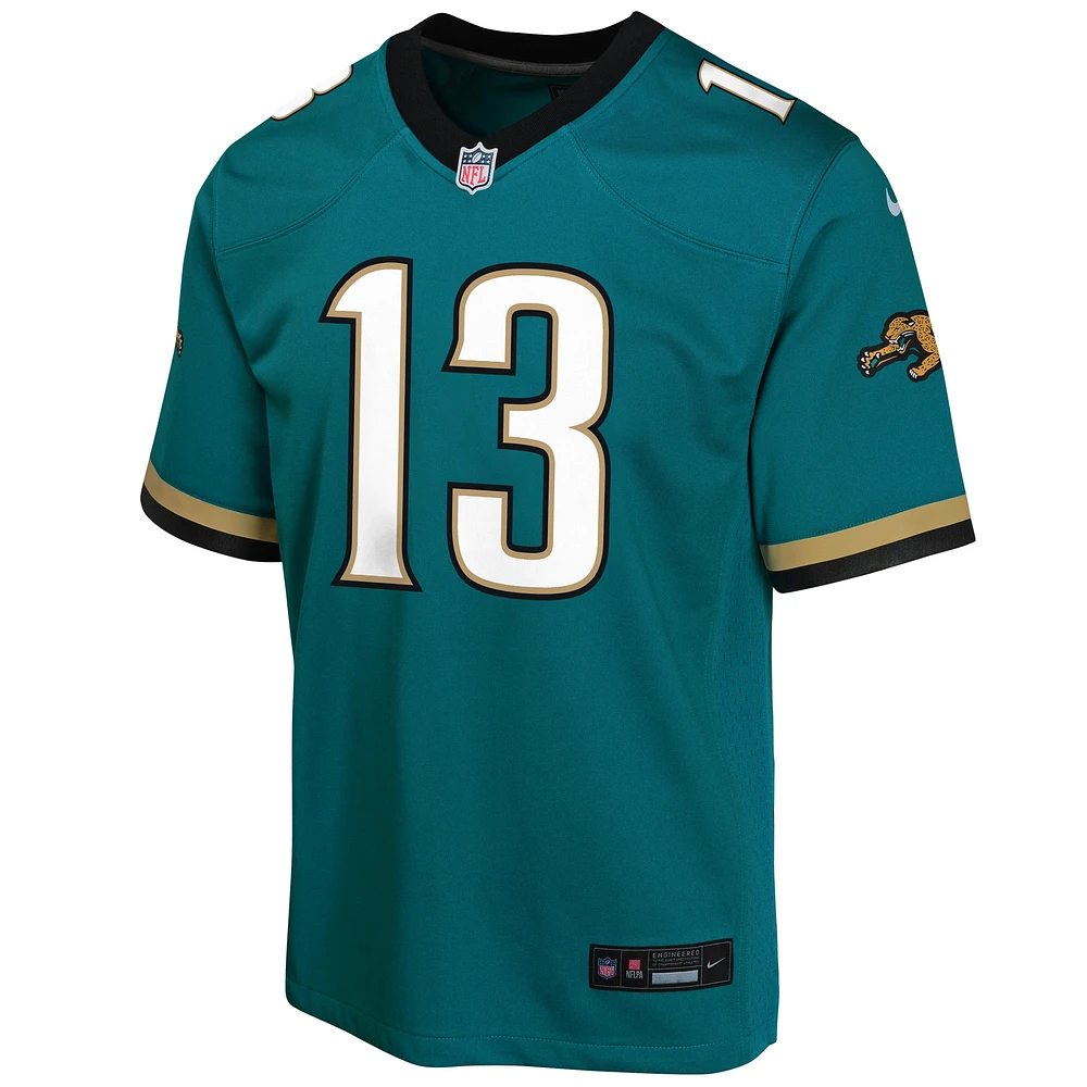 Youth Nike Christian Kirk Teal Jacksonville Jaguars Prowler Throwback Player Game Jersey