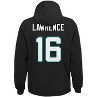 Youth Trevor Lawrence Black Jacksonville Jaguars Mainliner Player Name & Number Pullover Hoodie