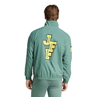 Men's adidas Green Jamaica National Team Varsity Pack Full-Zip Track Top