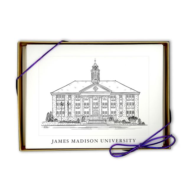 James Madison Dukes Lot de 10 cartes de correspondance Wilson Hall