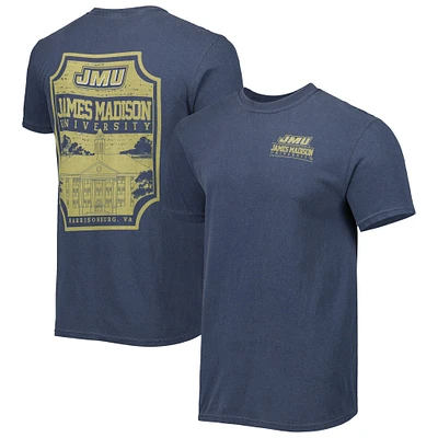 T-shirt pour homme Steel James Madison Dukes Logo Campus Icon