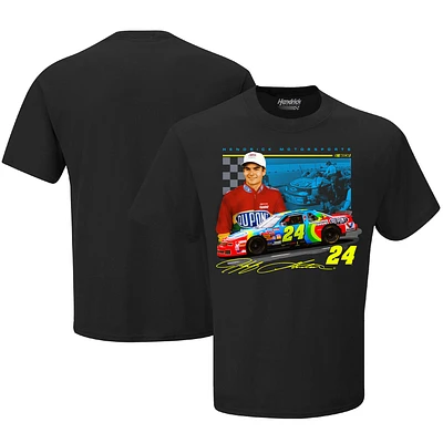 T-shirt Jeff Gordon Legends Car Collection Hendrick Motorsports pour homme, noir