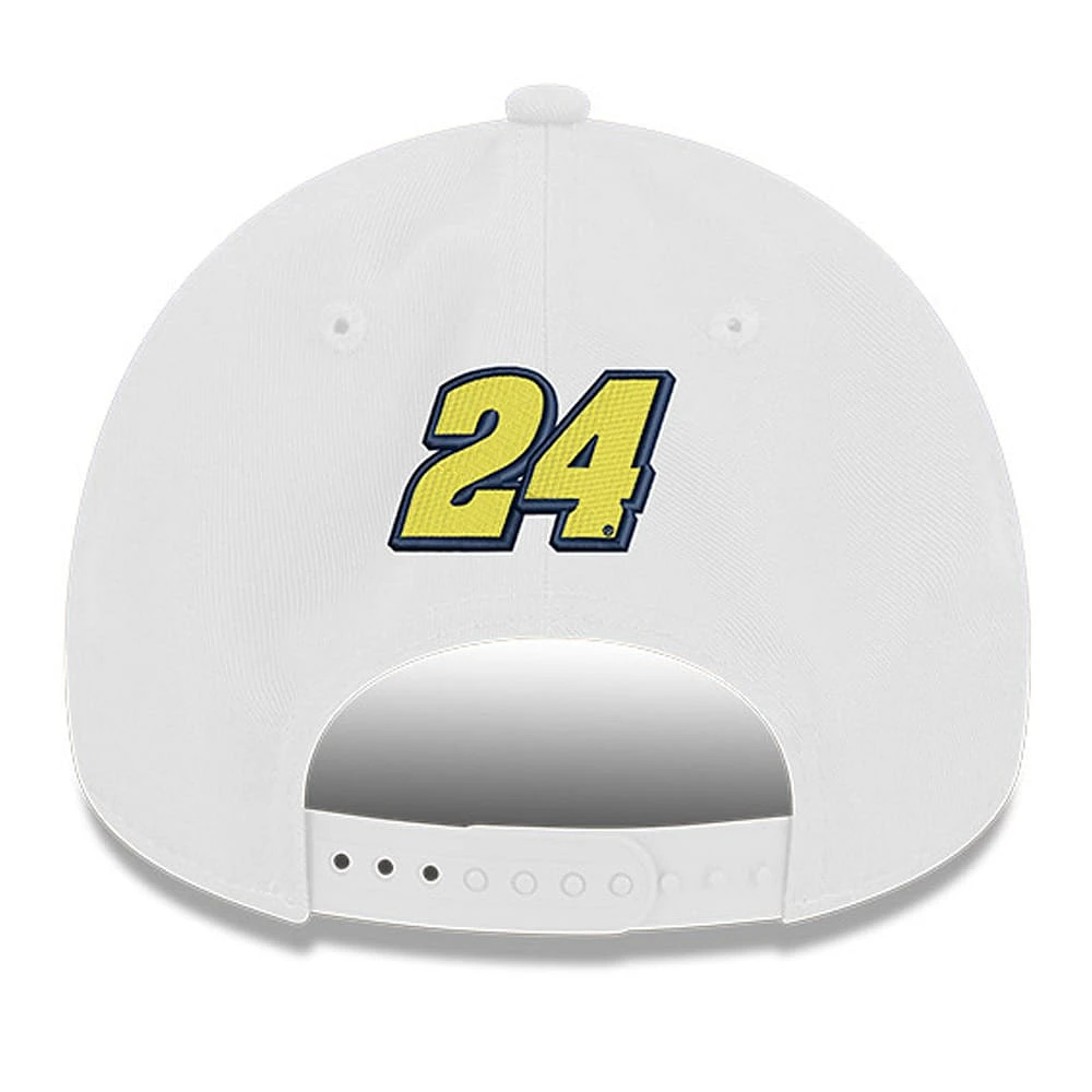 Casquette réglable blanche Jeff Gordon Coca-Cola 600 First Win 9FORTY New Era pour hommes