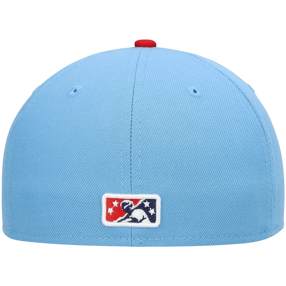 Men's New Era Royal Jersey Shore BlueClaws Authentic Collection Road 59FIFTY Fitted Hat