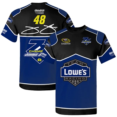 Men's Hendrick Motorsports Team Collection  Blue Jimmie Johnson Lowe's Legend Uniform T-Shirt