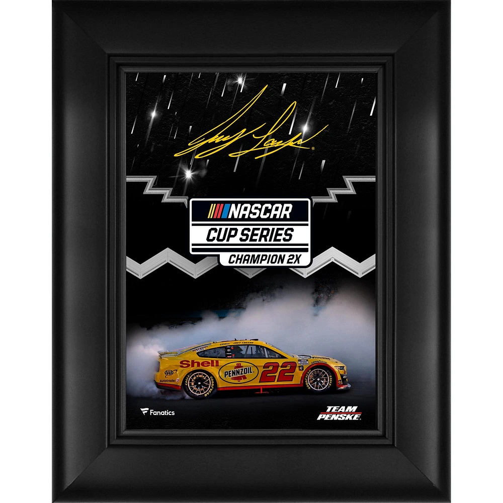 Joey Logano Framed 5" x 7" 2022 NASCAR Cup Champion Collage Photograph