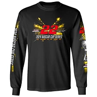 Men's Team Penske Black Joey Logano 2024 NASCAR Cup Series Champion Long Sleeve T-Shirt
