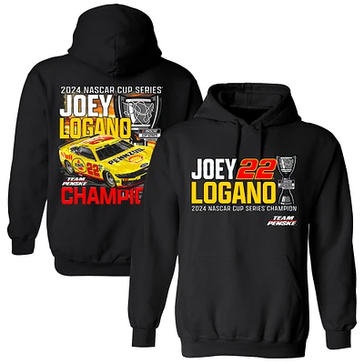 Men's Team Penske Black Joey Logano 2024 NASCAR Cup Series Champion Pullover Hoodie