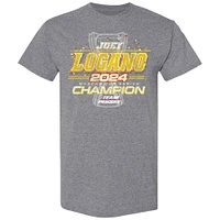 Men's Team Penske Gray Joey Logano 2024 NASCAR Cup Series Champion Finish Line T-Shirt