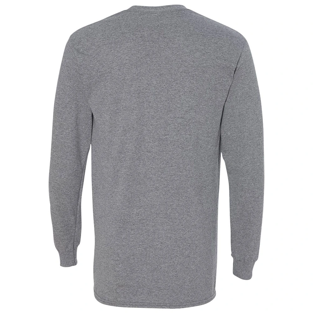 Men's Team Penske Heather Charcoal Joey Logano Three-Time NASCAR Cup Series Champion Speed Long Sleeve T-Shirt