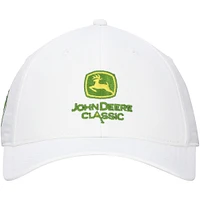 Men's Ahead White John Deere Classic Stratus AeroSphere Tech Adjustable Hat