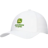 Men's Ahead White John Deere Classic Stratus AeroSphere Tech Adjustable Hat