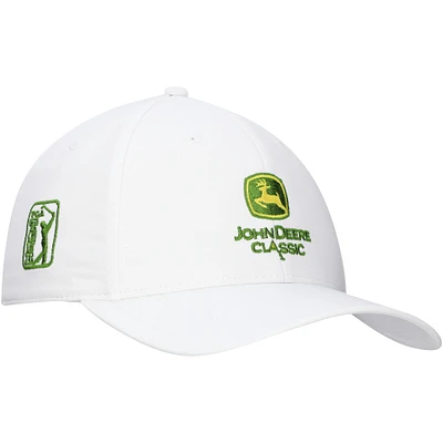 Men's Ahead White John Deere Classic Stratus AeroSphere Tech Adjustable Hat