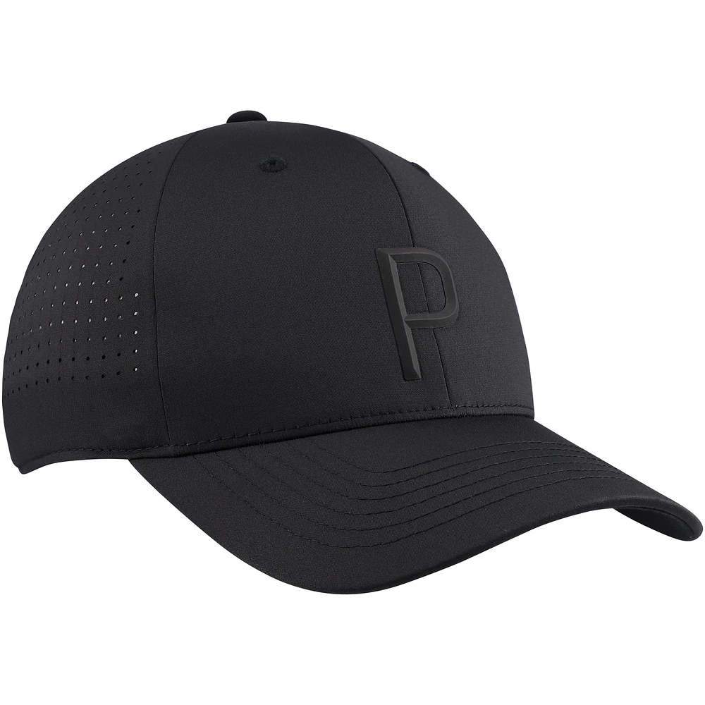 Men's Puma Black John Deere Classic Tech Flexfit Adjustable Hat