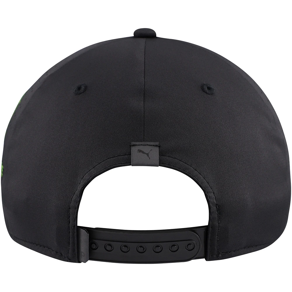 Men's Puma Black John Deere Classic Tech Flexfit Adjustable Hat