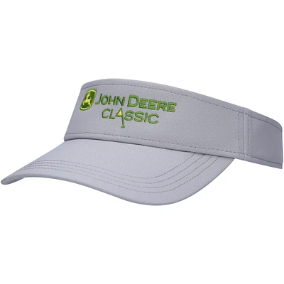 Unisex Ahead Gray John Deere Classic Cirrus Adjustable Visor