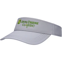 Unisex Ahead Gray John Deere Classic Cirrus Adjustable Visor