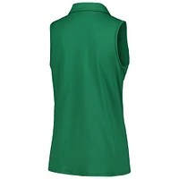 Women's Puma Green John Deere Classic CLOUDSPUN Piped Sleeveless Polo