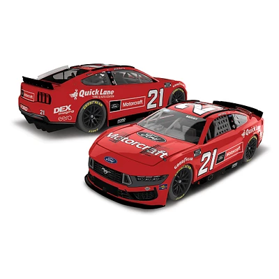 Action Racing Josh Berry 2025 #21 Motorcraft 1:24 Peinture régulière Ford Mustang Dark Horse moulée sous pression