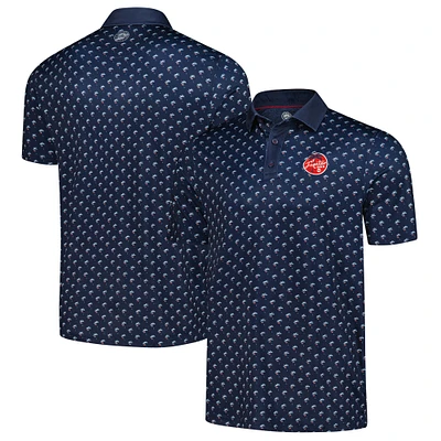 V170030 POLO DE GOLF POUR HOMMES AVEC LOGO IMPRIMÉ PERSONNALISÉ Jupiter Links Flag & Anthem POLMEN JL-COREKT2172