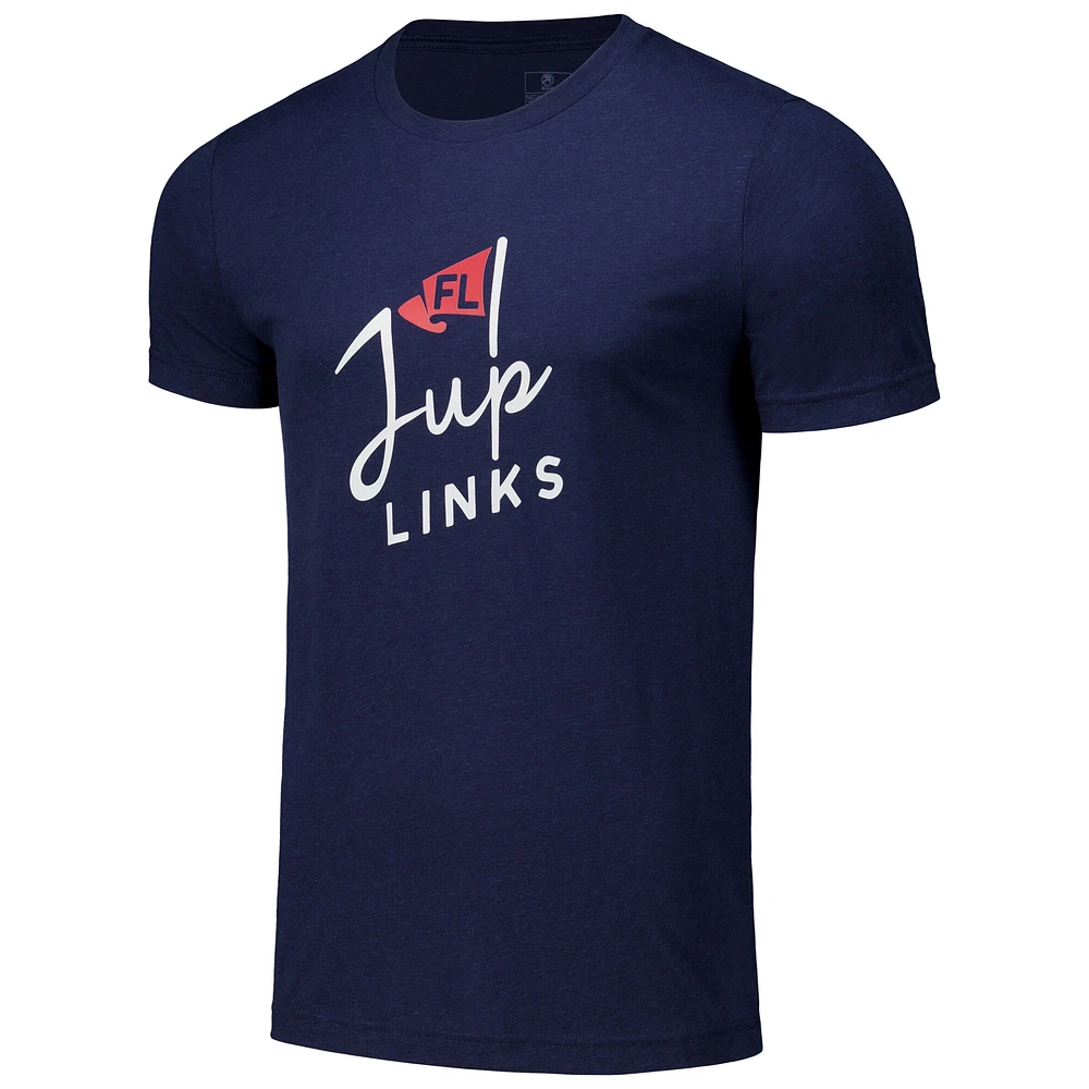 Men's Ahead Navy Jupiter Links Golf Club Instant Classic Tri-Blend T-Shirt