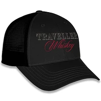 Men's JR Motorsports Official Team Apparel Black Justin Allgaier Traveller Whiskey Sponsor Adjustable Hat
