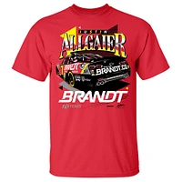 Youth JR Motorsports Official Team Apparel Red Justin Allgaier Throwback Design T-Shirt